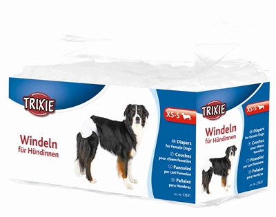 Trixie luiers voor teven | xs-s 20-28 cm 2x12 stuk