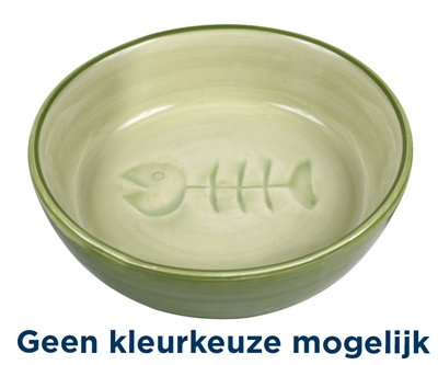 Trixie voerbak waterbak visgraat keramiek 13 cm | assorti 4 st
