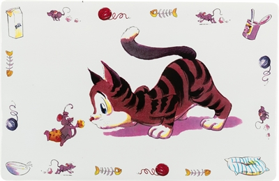 Trixie placemat stripkat | 44x28 cm, 6 stuks