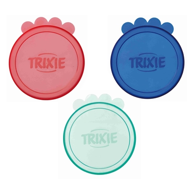 Trixie deksel voor blik kunststof assorti | 3 stuks 7,6 cm