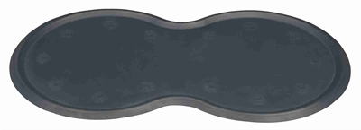 Trixie placemat natuurrubber donkergrijs | 45x25 cm, 2 st
