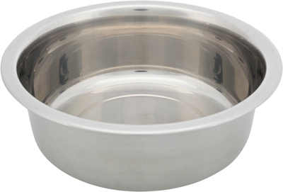 Trixie voer / waterbak rvs | 21x21 cm, 1,6 l, 4 st.