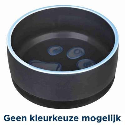 Trixie voerbak jimmy keramiek met rubberrand | 12x12 cm 400 ml 4 st