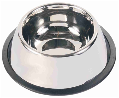 Trixie rvs voerbak langoor | 25x25 cm, 900 ml, 4 st.