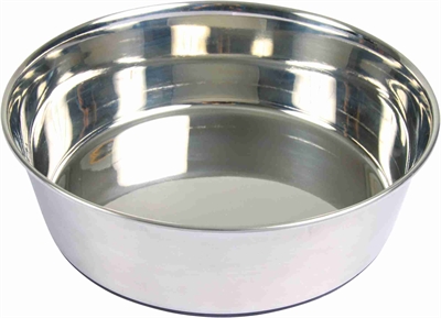 Trixie voerbak rvs met rubberbodem | 14x14 cm 500 ml 4 st