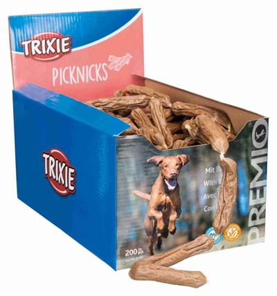Trixie premio picknicks worstketting bacon | 200g, 8 cm
