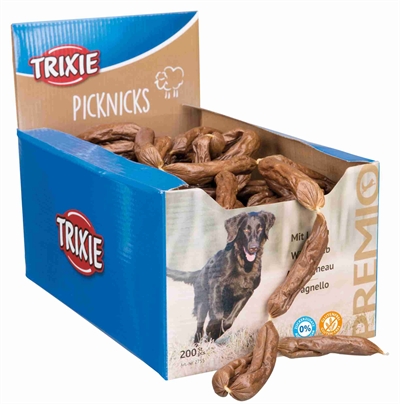 Trixie premio picknick worstketting lam | 200x8 gr, 8 cm