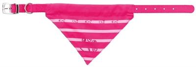 Trixie halsband hond nylon fuchsia 19-24x1 cm | verstelbaar