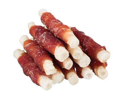 Trixie denta fun mini duck chewing rolls | 6x120 gr, 6 cm