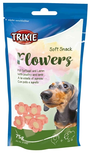 Trixie soft snack flowers | 6x75 gr