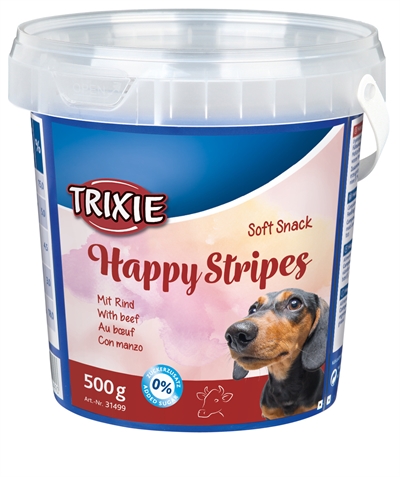 Trixie soft snack happy stripes | 500 gr | 4 st