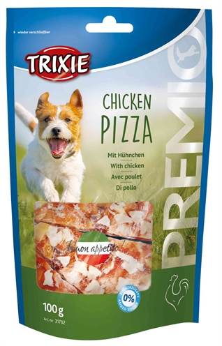Trixie premio chicken pizza | 6x100 gr hondensnacks