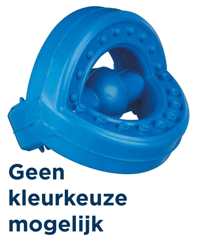 Trixie natuurrubber trekspeeltje | oranje 7x7x7 cm, 3 st.