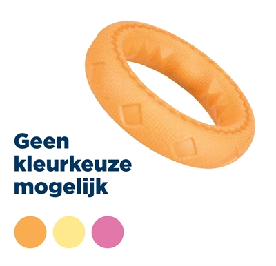 Trixie aqua toy ring | drijvend oranje, 11x11x11 cm, 3 stuks
