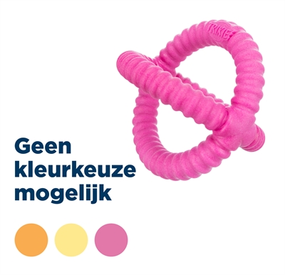 Trixie aqua toy trekspeeltje tpr oranje | 14x14x14 cm 2 st