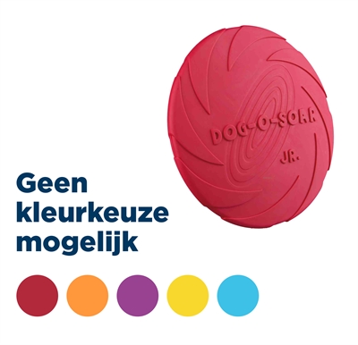 Trixie dog disc drijvend natuurrubber | assorti 24x24 cm, 3 st