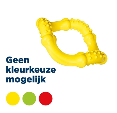 Trixie aqua toy natuurrubber | golvende ring 15x15x15 cm