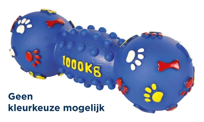 Trixie vinyl halter met geluid 25 cm | assorti 3 st