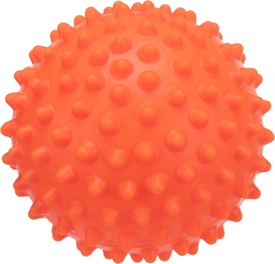 Trixie vinyl egelbal oranje | 16x16x16 cm, set van 2