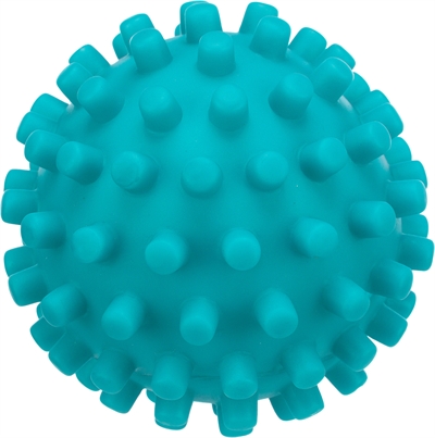 Trixie vinyl egelbal met geluid blauw | 12x12x12 cm, 3 st