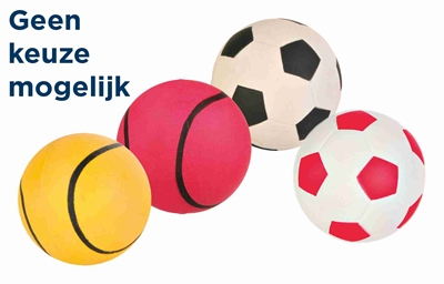 Trixie drijvende schuimrubber bal assorti | 5,5 cm 4 st