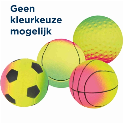 Trixie schuimrubber bal assorti | 7x7x7 cm