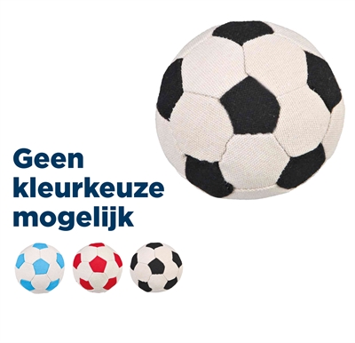 Trixie soft canvas voetbal assorti | 11x11x11 cm, 12 st.
