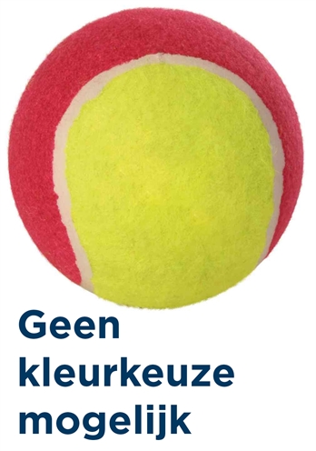 Trixie tennisbal assorti | 10x10x10 cm 12 stuks