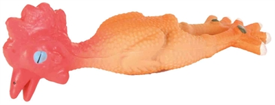 Trixie latex kip met geluid | 15 cm - 4 stuks