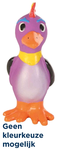 Trixie latex dier met geluid assorti | 11 cm - 4 stuks