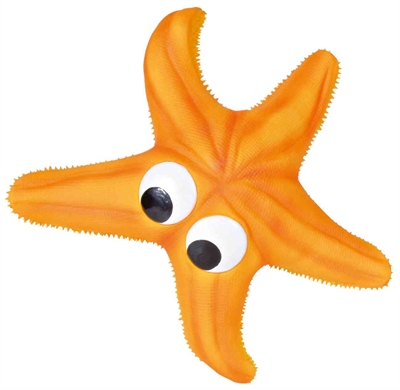 Trixie zeester latex / polyester vlies 23 cm | hondenspeelgoed