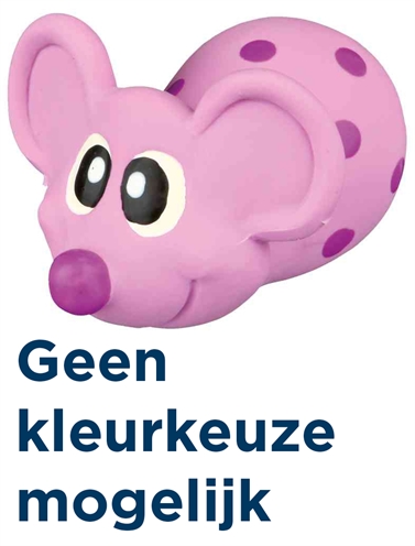 Trixie latex muis met geluid assorti | 8 cm, 4 st