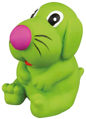 Trixie latex hond met geluid | 8 cm 4 st lime