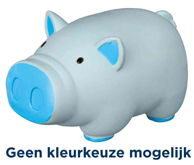 Trixie latex varken met dierengeluid 11 cm | 3 st assorti