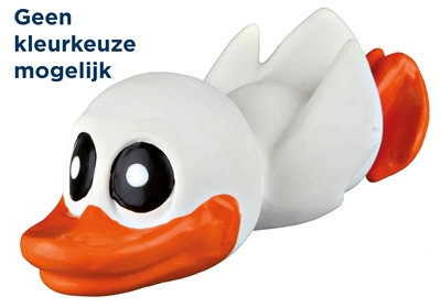 Trixie latex eend met geluid 13 cm | 4 stuks assorti
