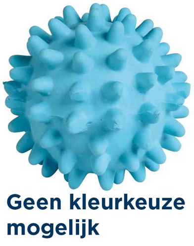 Trixie latex egelbal met geluid | 6 cm, 3 st assortiment