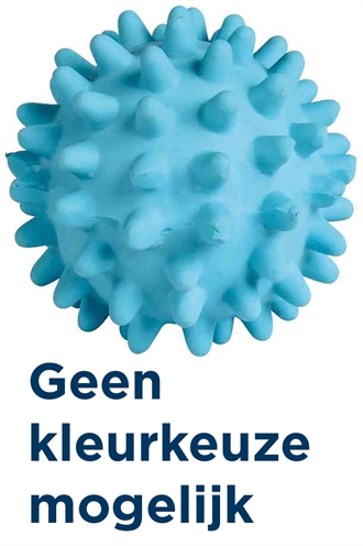 Trixie latex egelbal met geluid | assorti 7 cm, 3 st
