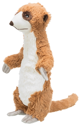Trixie pluche stokstaartje met geluid | 40 cm - 3 stuks