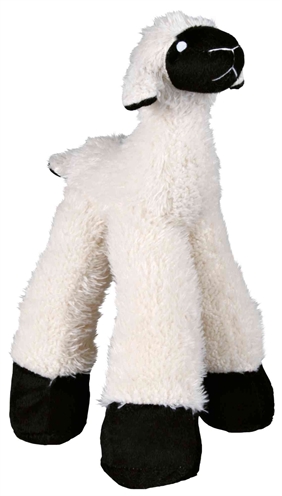 Trixie pluche langbeen schaap 30 cm | met geluid en ratel 2st