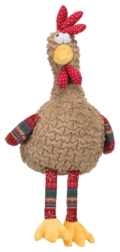 Trixie pluche haan met dierengeluid | 60 cm, 2 stuks