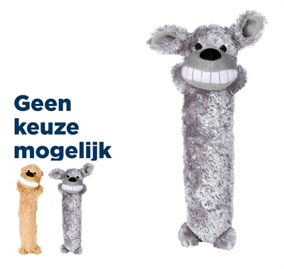Trixie pluche loofa longie hond | 35x7x7 cm, 3 stuks