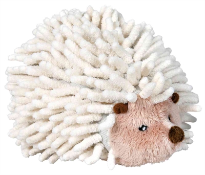 Trixie pluche/katoen egel met geluid | 17 cm, 3 stuks