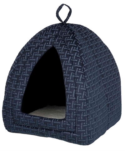 Trixie relax-iglo ferris blauw | 42x32x32 cm