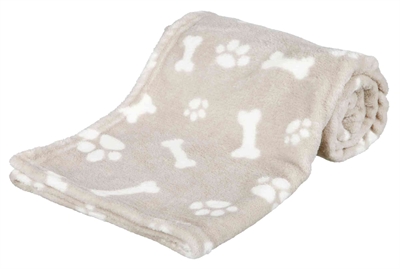 Trixie pluche deken kenny beige | 100x75x2 cm