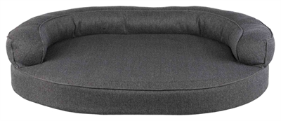 Trixie sofa florentina ovaal grijs | 110x85x27 cm