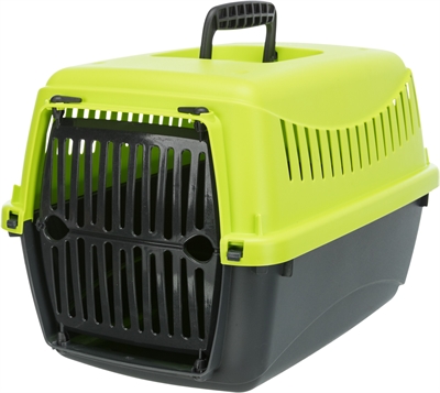 Trixie vervoersbox capri antraciet/groen | 39x26x25 cm