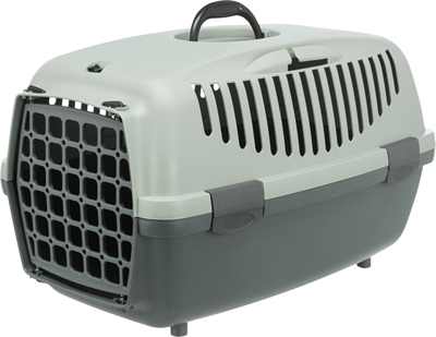 Trixie be eco vervoersbox capri antraciet/griets-groen | 48x32x31 cm