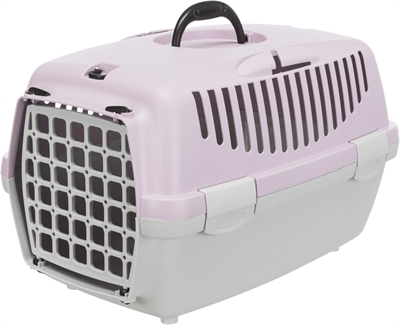 Trixie vervoersbox capri 1 | lichtgrijs / lila 48x32x31 cm