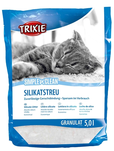 Trixie simple'n'clean silicaatstrooisel | 10x5 ltr