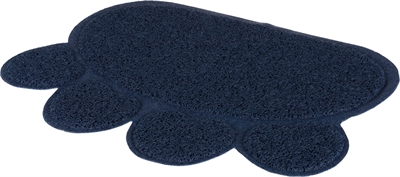 Trixie schoonloopmat voor kattenbakken | donkerblauw 60x45 cm 2 st